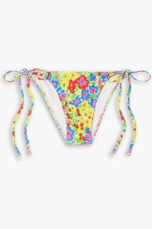 FAITHFULL THE BRAND Leo floral-print low-rise bikini briefs