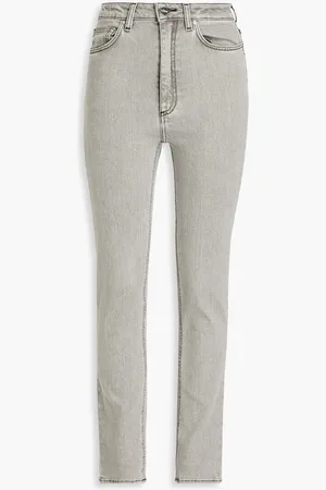 Totême High-rise skinny jeans - Gray