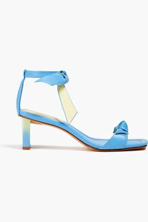 ALEXANDRE BIRMAN Clarita knotted leather sandals - Blue
