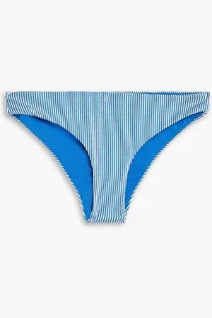 ONIA Daisy striped low-rise bikini briefs