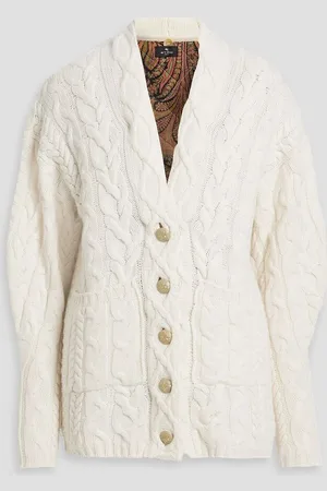 Etro Cable-knit cardigan - White