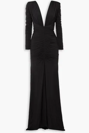 ALEX PERRY Dalton ruched stretch-jersey gown
