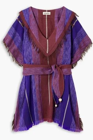 ADMONA Samir belted jacquard kaftan