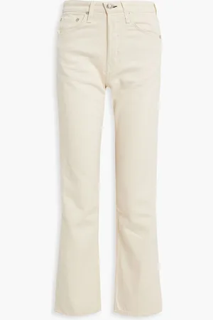 RAG&BONE High-rise straight-leg jeans - Neutral