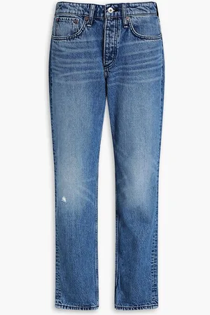 RAG&BONE Rosa faded boyfriend jeans - Blue