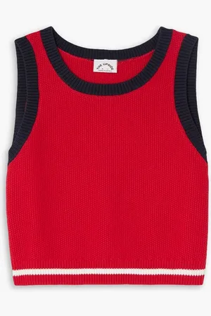 The Upside Monaco Mahalia striped cotton vest
