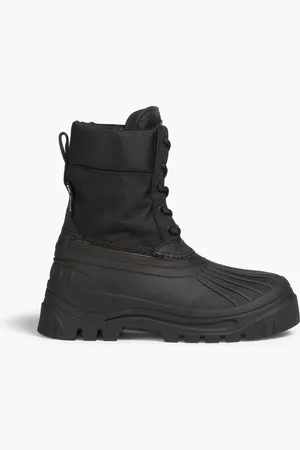 Axel Arigato Padded shell and leather rain boots