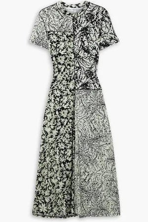 Proenza Schouler Floral-print stretch-jersey midi dress