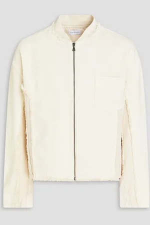 JOHN ELLIOTT Drill-paneled cotton-canvas jacket - White