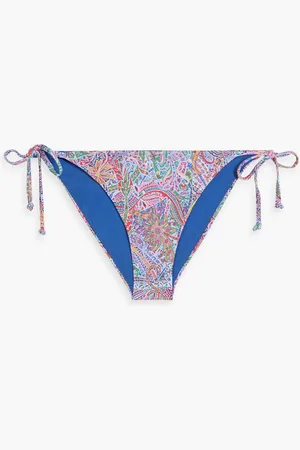 ONIA Kate paisley-print low-rise bikini briefs