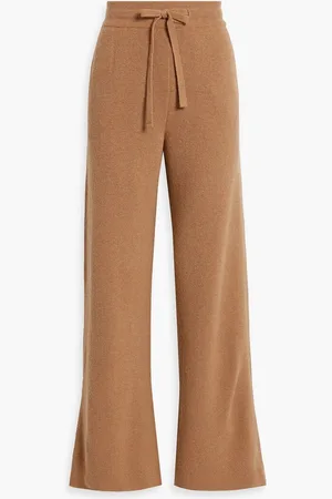 Nanushka Oni ribbed-knit straight-leg pants - Brown