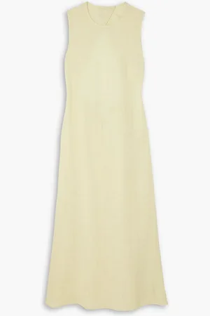 LE KASHA Marassi open-back linen maxi dress - Yellow