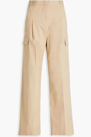 Bash Twill wide-leg pants - Neutral