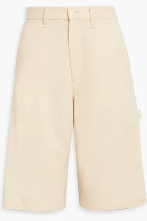 RAG&BONE Cavalry wool-blend twill shorts - White