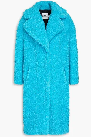 Jakke Katie bouclé coat - Blue