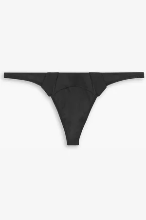 Kiki de Montparnasse Stretch-silk suspender thong