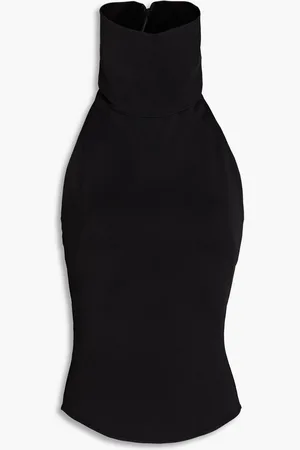 16Arlington Cassandra open-back jersey turtleneck top