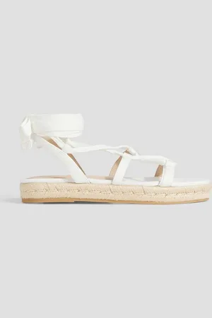 Stuart Weitzman Altdup canvas espadrille sandals