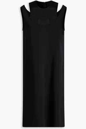 Moschino Cutout crepe mini dress