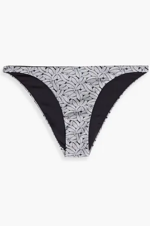 ONIA Ashley printed low-rise bikini briefs