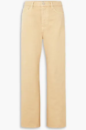 Totême Twisted Seam mid-rise straight-leg jeans - Neutral