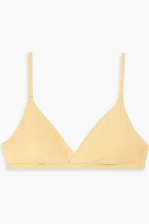 ONIA Malin triangle bikini top - Yellow