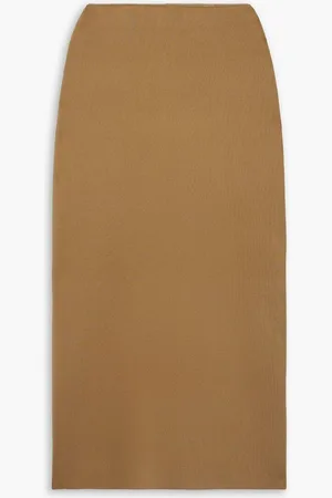 Proenza Schouler Stretch-knit midi skirt - Brown
