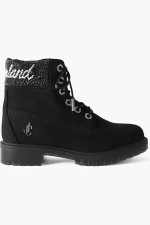 Timberland Swarovski crystal-embellished nubuck ankle boots