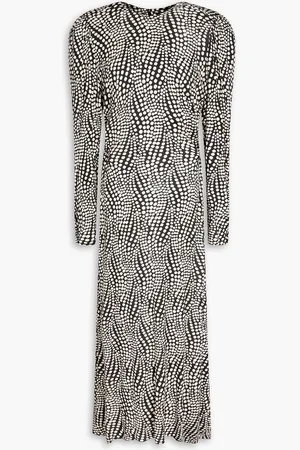 Isabel Marant Polka-dot jersey maxi dress