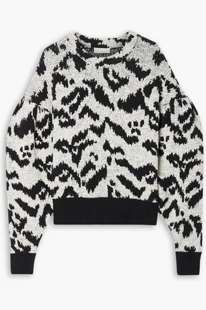 ULLA JOHNSON Nalla wool-blend bouclé-jacquard sweater