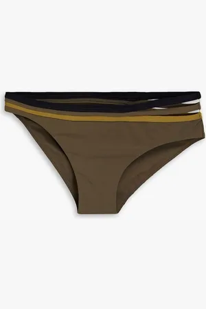 CHRISTOPHER ESBER Cutout mid-rise bikini briefs - Green
