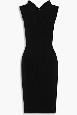 AZ FACTORY MyBody bow-embellished ribbed-knit dress
