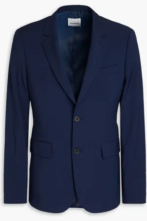 Sandro Slim-fit wool blazer - Blue