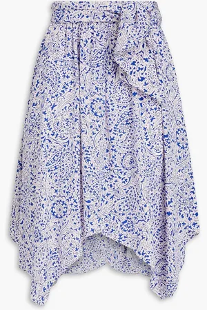 Isabel Marant Cliroza paisley-print silk crepe de chine skirt