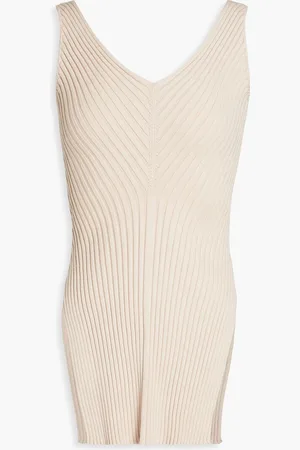 Safiyaa Josette ribbed-knit top - Pink