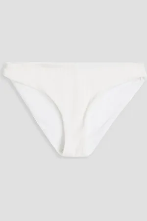 ONIA Lily ribbed terry low-rise bikini briefs