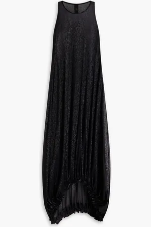 PETAR PETROV Metallic silk-blend midi dress