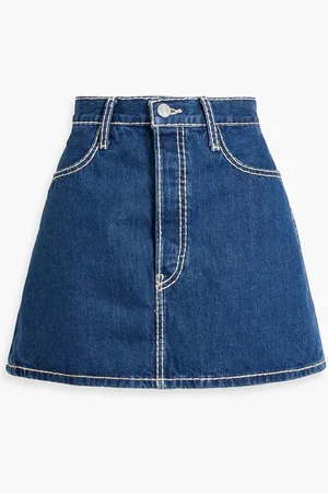 RE/DONE Denim mini skirt - Blue
