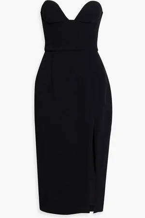 ET OCHS Strapless crepe dress