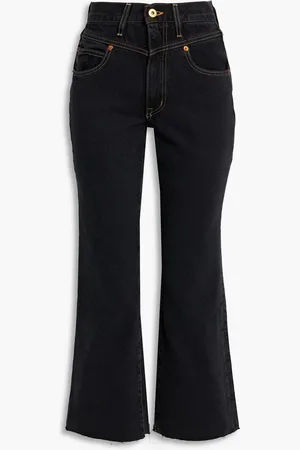 SLVRLAKE Frankie high-rise kick-flare jeans - Blue