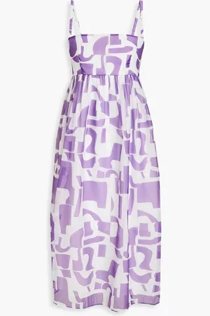 Baum und Pferdgarten Aspen printed organza midi dress