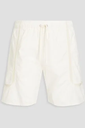 JOHN ELLIOTT Vintage Frame cotton drawstring shorts - White