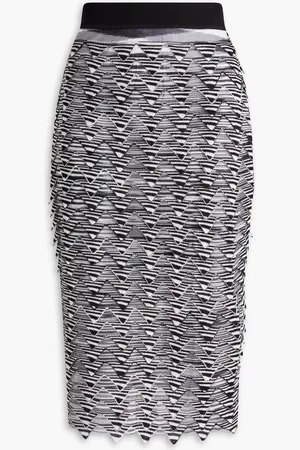 Missoni Marled crochet-knit skirt