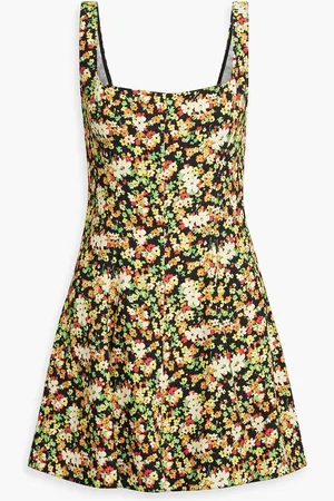 Marni Floral-print crepe mini dress
