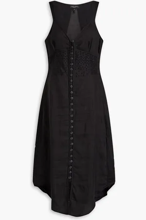 RAG&BONE Criseli broderie anglaise ramie midi dress