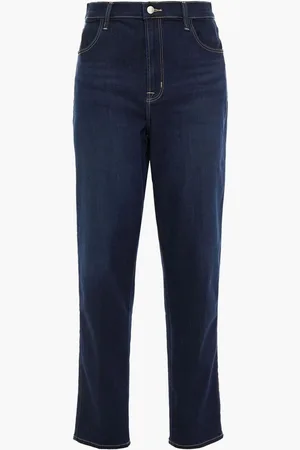 J Brand Mia high-rise tapered jeans - Blue