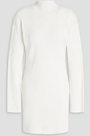 Hervé Léger Ribbed-knit mini dress