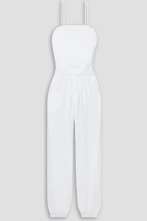 ATM Anthony Thomas Melillo Gathered stretch Pima cotton-jersey jumpsuit
