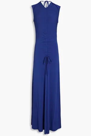 Paul Smith Ruched jersey maxi dress - Blue