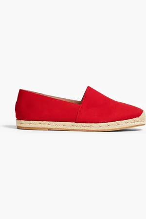 Stuart Weitzman Mykonos cotton-gabardine espadrilles